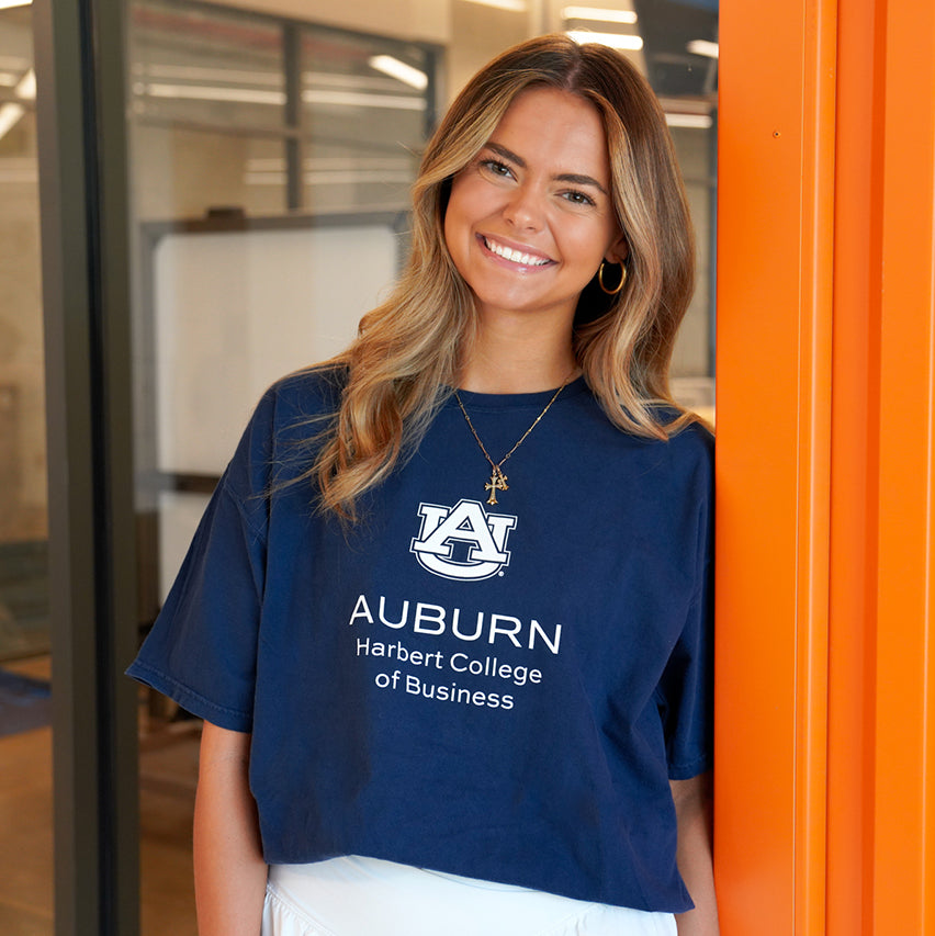 Navy Classic Harbert Tee – Harbert College Merch