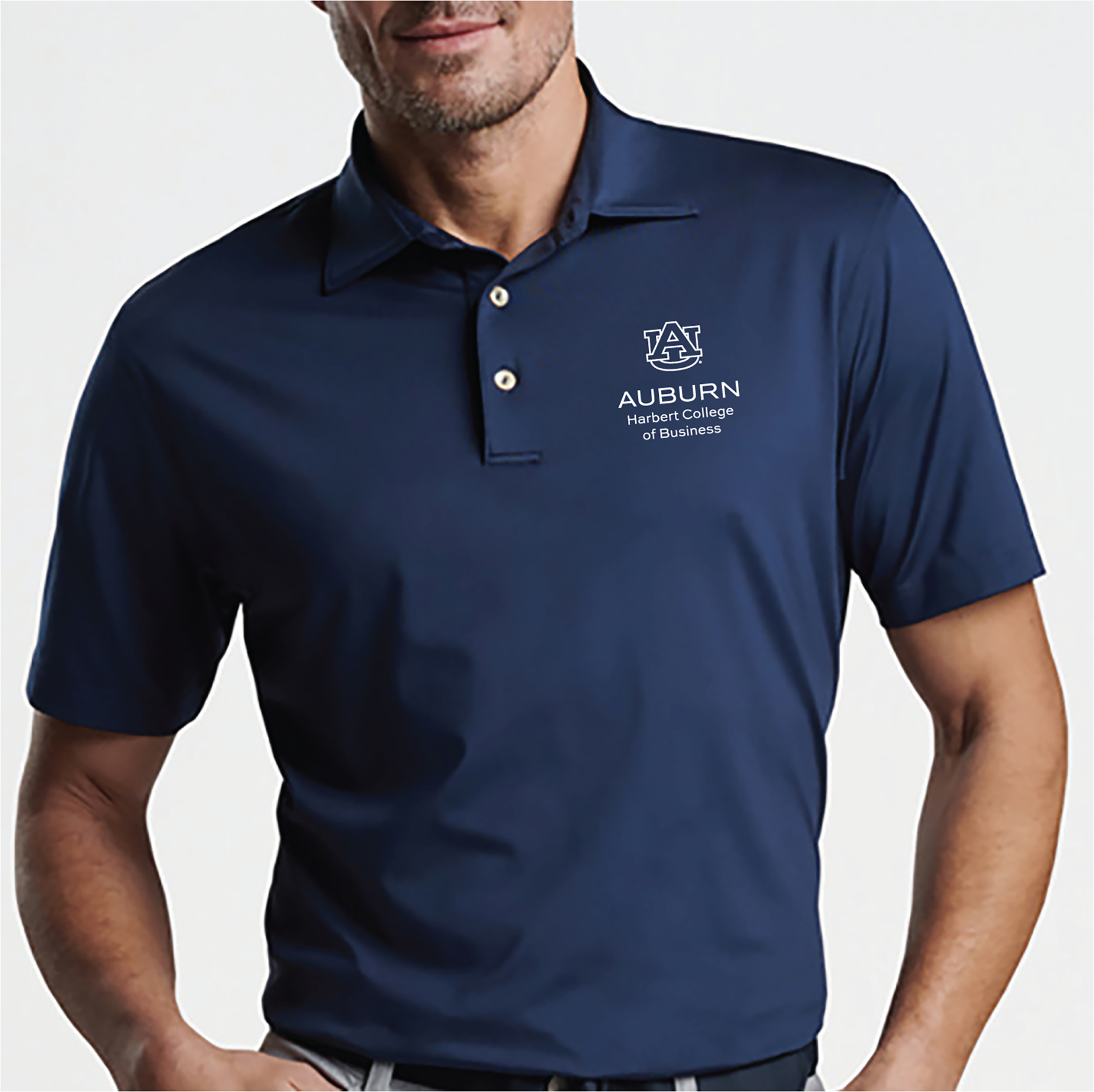 Navy Harbert Polo – Harbert College Merch